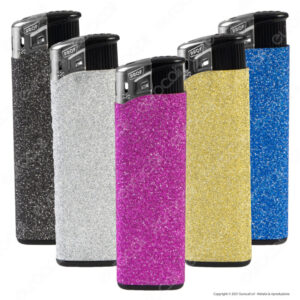 Accendini PROF elettronici glitterati
