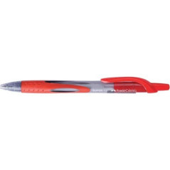 Penna a sfera a scatto super rossa Faber - Castel